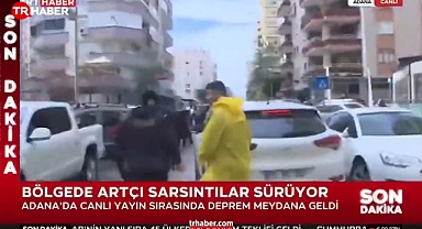 TRT Haber Canlı Yayınında Bina Yıkıldı
