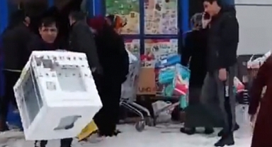 Yağma Devam Ediyor: Bu Sefer Çamaşır Makinesi Çaldılar