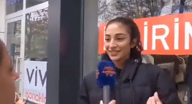Ahsen TV'den Aşırı Tarafsız Sokak Röportajı: Soru Sorduğu Kadının Üzerine Mikrofonla Yürüdü