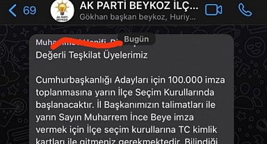 AKP, Muharrem İnce'nin 100 Bin İmza Toplaması İçin Otobüs Kaldırıyor İddiası: İddia Yalanlandı