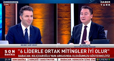 Babacan: Bizim Kitabımızda Devr-i Sabık Yok