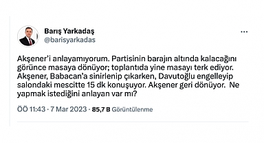 Barış Yarkadaş Erdoğan'ı Başkan Yapmak İçin Elinden Geleni Yapmaya Devam Ediyor