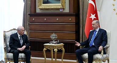 Erdoğan, Bahçeli ile Saray'da Görüştü