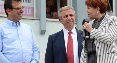 İmamoğlu ve Yavaş İYİ Parti Genel Merkezi'ne Akşener'le Görüşmeye Geldi