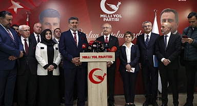 Kemal Kılıçdaroğlu Milli Yol Partisi'ni Ziyaret Etti