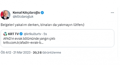 Kemal Kılıçdaroğlu'ndan AFAD'a Tepki