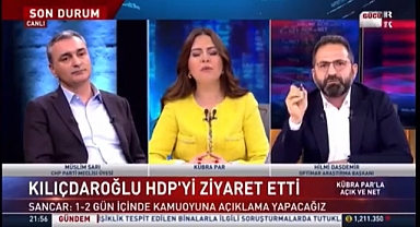 'Kılıçdaroğlu PKK'nın Adayıdır' Diyen AKP'nin Anketçisi 'Optimar Hilmi' Yayını Terk Etti