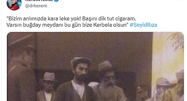 Kızılay Başkanı, 2014 Yılında Cumhuriyet Düşmanı Mürteci Seyit Rıza'yı Anmış