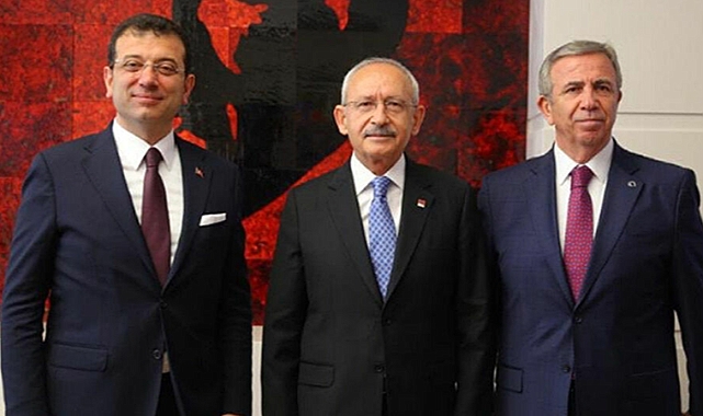 Mansur Yavaş ve Ekrem İmamoğlu, Kılıçdaroğlu İle Görüşmek Üzere CHP Genel Merkezi'ne Geldi