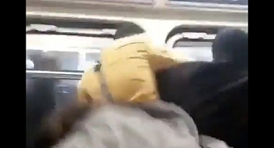 Metroda Kadınların Başörtüsüne Müdahale Eden Faşist Molla Dayak Yedi