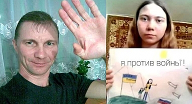 Rusya'da 12 Yaşındaki Kızın Savaş Karşıtı Resim Çizmesi Nedeniyle Babası Hakkında Tutuklama Kararı Verildi