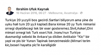 AKP Ordu Milletvekili Adayının Anıtkabir'e Küfrettiği Ortaya Çıktı