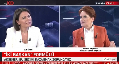 Akşener: Babacan, İmamoğlu ve Yavaş'ın Cumhurbaşkanı Yardımcılığı’na İtiraz Etti