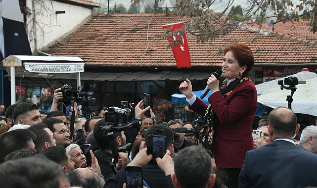 Akşener Beypazarı'nda Konuştu: Bir Oy Kemal'e, Bir Oy Meral'e