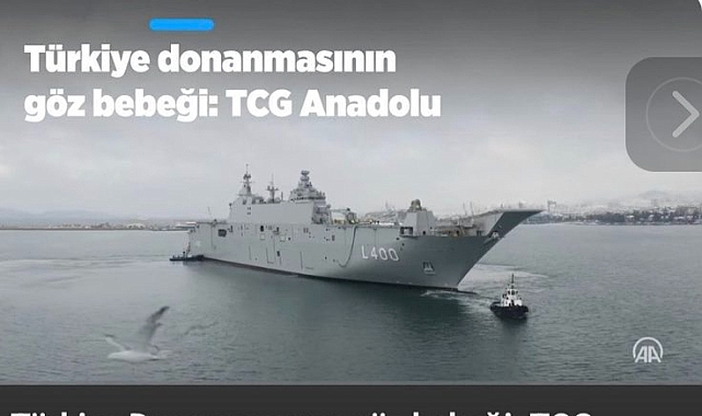 Anadolu Ajansı, Türk Donanmasına 'Türkiye Donanması' Dedi
