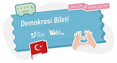 CHP Gençlik Kolları’ndan Öğrencilere ‘Demokrasi Bileti’ Kampanyası
