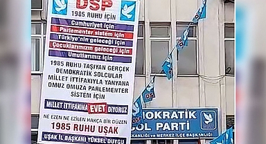 DSP Uşak İl Başkanlığı Millet İttifakı'nı Destekleme Kararı Aldı