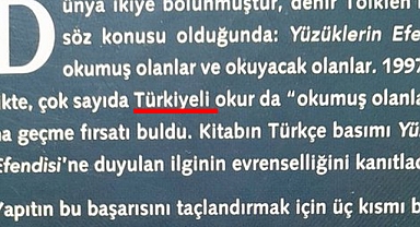 Gayretullah'a Dokundular: Metis Yayınları, Tolkien'in Eserinde 'Türkiyeli' İfadesini Kullandı