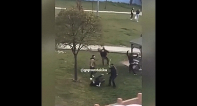 Gaziosmanpaşa'da Yabancı Uyruklu İki Grup Birbirlerine Satırla Saldırdı