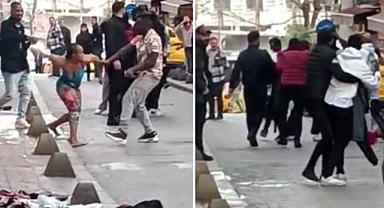 GTA İstanbul: Afrika Uyruklu İki Grup Taksim'de Kavga Etti