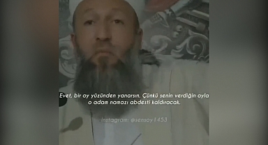 Hüseyin Çevik Adlı Mürteci, Muhalefete Oy Verenlerin Cehennemde Yanacağını İddia Etti