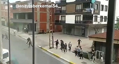 İstanbul Sultanbeyli'de Suriyeli Gruplar Silahlı, Sopalı Birbirine Girdi
