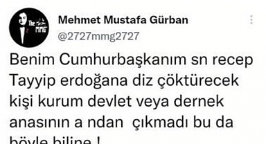 İYİ Parti'nin Gaziantep 1. Sıra Adayının Erdoğan'ı Savunduğu Küfürlü Tiviti Ortaya Çıktı