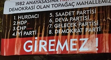 Sakarya Akyazı'daki Topağaç Mahallesinin Sakinleri, Muhalif Partilerin Köye Girmesini Yasakladı