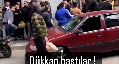 Suriyeliler Buca'da Dükkan Bastı