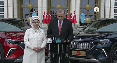 TOGG'unu Teslim Alan AKP Genel Başkanı Erdoğan: Kamu Bankalarının Kredi İmkanları Müsaittir