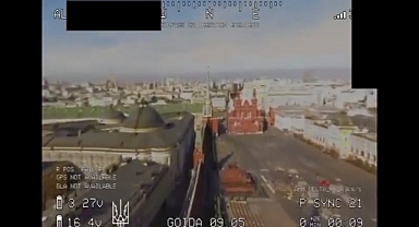 Ukrayna İHA'sı Kremlin ve Kızıl Meydan Üzerinde Keşif Uçuşu Yaptı