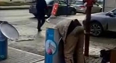 Uyuşturucu Etkisindeki Kaçak Göçmen, Çöpü Deniz Zannedip İçine Atladı