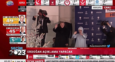 Erdoğan Balkona Çıktı: Cumhurbaşkanlığı Seçiminin İlk Turda Bitip Bitmediğini Henüz Bilmiyoruz