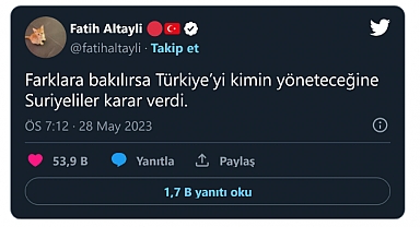 Fatih Altaylı: Türkiye'yi Kimin Yöneteceğine Suriyeliler Karar Verdi