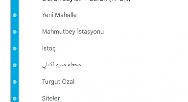 İkitelli Metro Durağının Adı Arapça Oldu