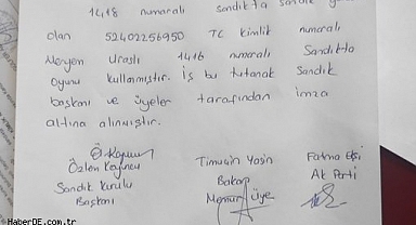 İstanbul Kartal'da AKP Temsilcisi Görevli Olmadığı Sandıkta Oy Kullandı