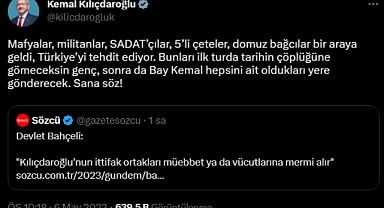 Kılıçdaroğlu Bahçeli'yi Gençlere Havale Etti: Bunları İlk Turda Tarihin Çöplüğüne Gömeceksin Genç