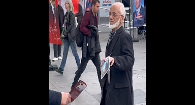 Kılıçdaroğlu Broşürü Dağıtan Yaşlı Adamın Videosu Gündem Oldu