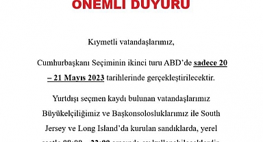 Kılıçdaroğlu'nun Yüzde Seksen Aldığı ABD'de İkinci Tur Takvimi Daraltıldı