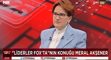 Meral Akşener FOX TV'de Açıklamalarda Bulunuyor