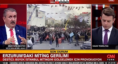 Mustafa Destici, İmamoğlu'nun Mitingine Düzenlenen Terörist Saldırıya Sahip Çıktı