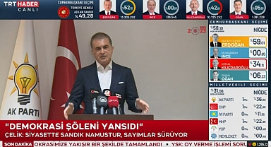 Ömer Çelik: AA Bu Verileri Gerçek Kişiler Üzerinden Alıyor, Verilerini Bir Siyasi Partinin Beğenip Beğenmemesi Önemli Değil