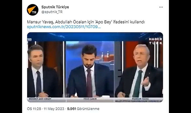 Rus Kirli Propagandası Çalışıyor: Rus Borazanı Sputnik, Mansur Yavaş'ı Hedef Aldı