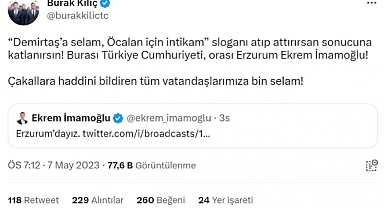 Ülkü Ocakları Yöneticisi Erzurum'daki Terörist Saldırıyı Selamladı