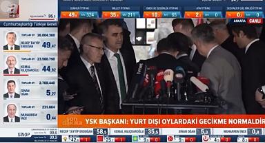 YSK Başkanı, Adayların Oy Oranları Sorusuna Yanıt Vermedi