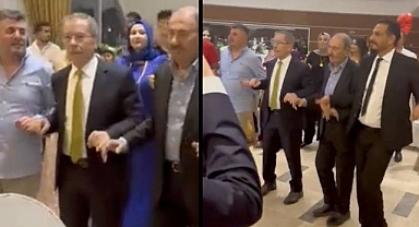Kılıçdaroğlu'na Oy Vermediğini Söylemesi Nedeniyle Gündem Olan Abdüllatif Şener, Halay Çekmeye Çalışırken Görüntülendi