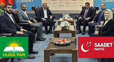 Mürteciler Buluştu: Saadet ve HÜDA-PAR Arasında Bayramlaşma