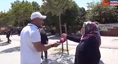 Sokak Röportajında Konuşan Kadın: Kemal Kılıçdaroğlu, 'Ben Başa Gelirsem Gözlerinizi Oyacağım' Dedi