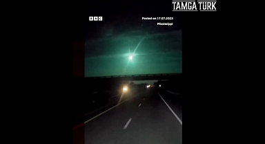 ABD'de Yeşil Renk Saçan Bir Meteor Görüldü