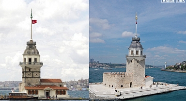 Kız Kulesi'nin Yeni Görünümü Kimilerinin İçine Sinerken Kimileri 'Polat'la Elif'in İzlediği' O Eski Kuleyi Arıyor